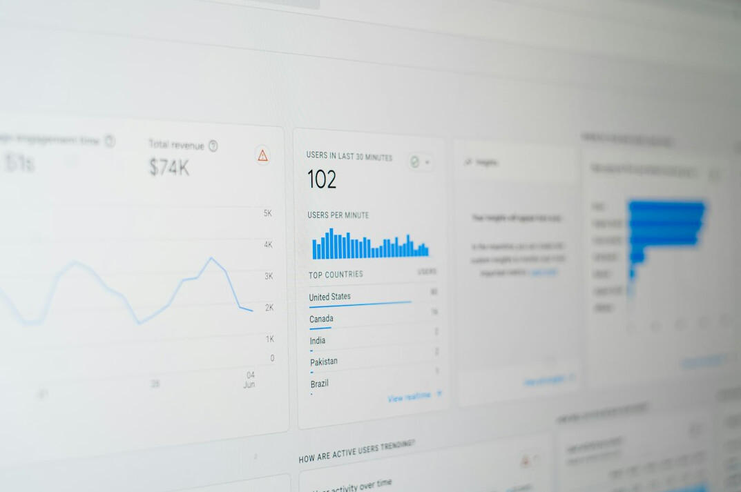 data analysis on screen
