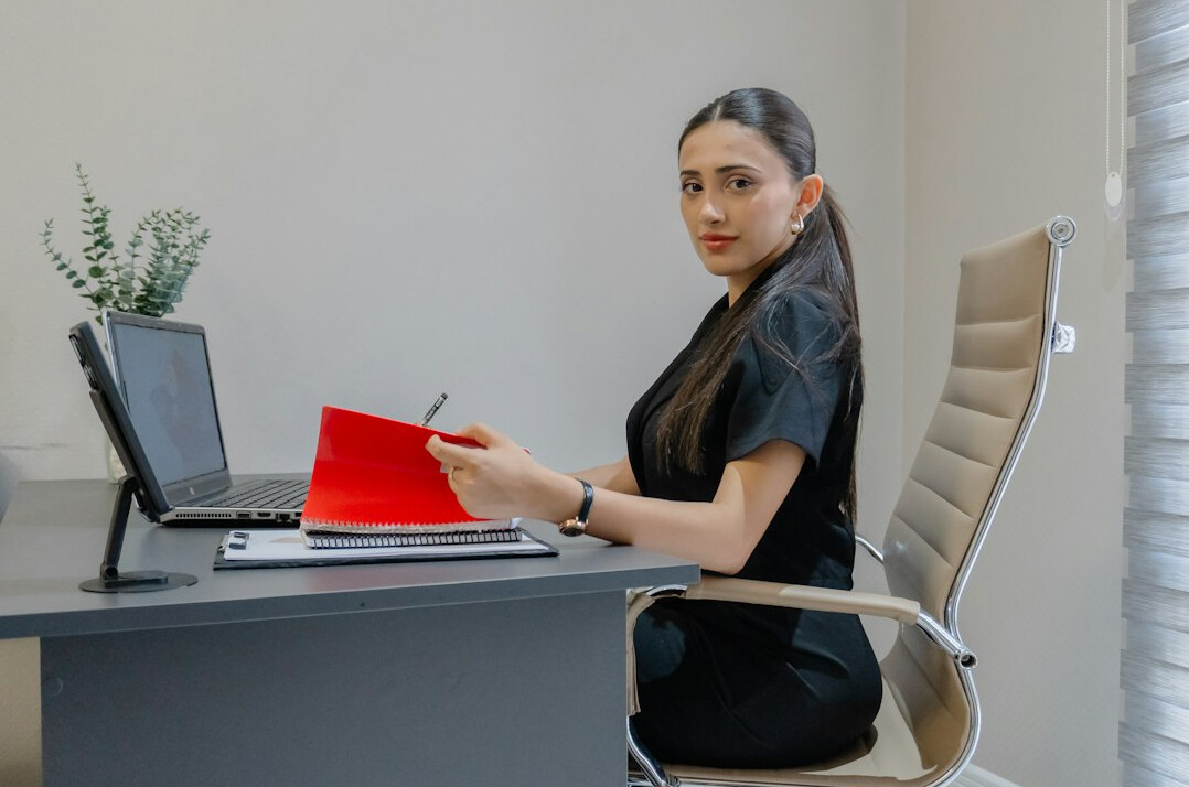 insurance professional at desk