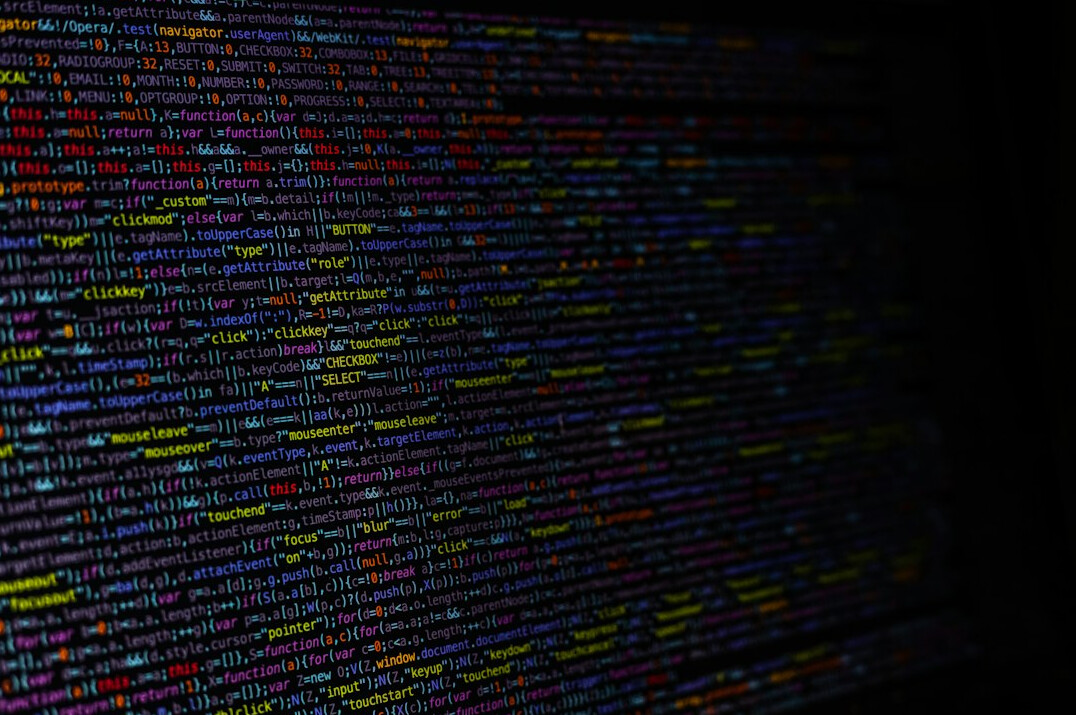 software code on screen